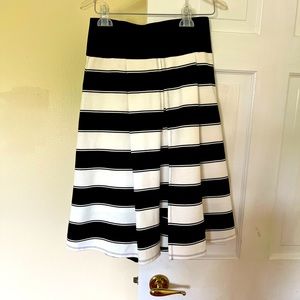 Black and white skirt